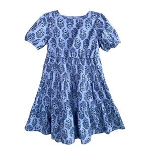 Crewcuts Dress Girls Size 6 Floral Tiered Boho Preppy Cottage Garden Party